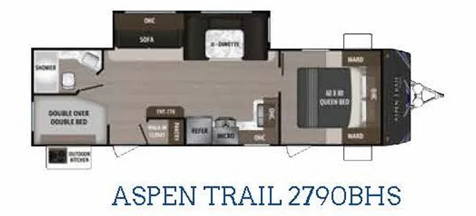 Dutchmen Aspen Trail 2790BHS floor plan