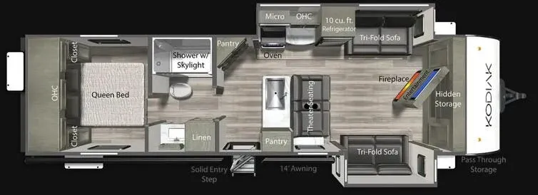 Dutchmen Kodiak 310FLSL floor plan