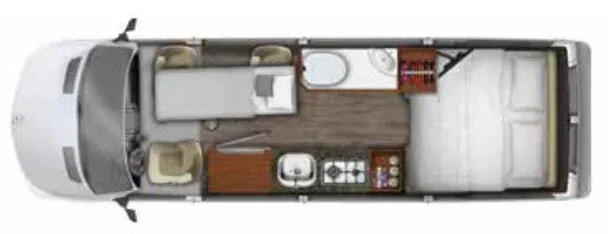 Roadtrek E-Trek Base floor plan