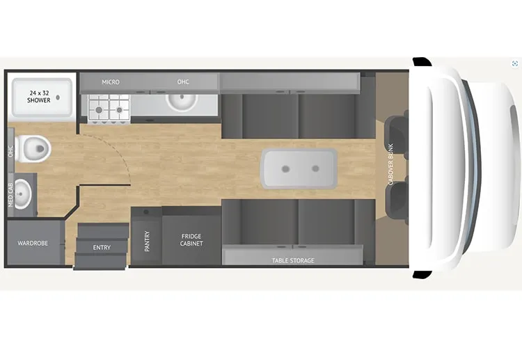 Nexus Viper 23V floor plan