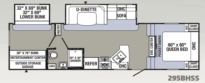 Palomino Puma 295BHSS floor plan