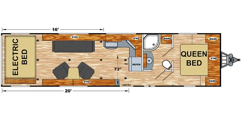 Eclipse Stellar 32iBLG floor plan