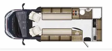 Auto-Trail Imala 615 floor plan