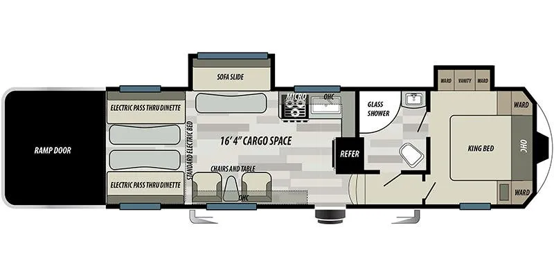 Forest River Shockwave 28FWGDX floor plan