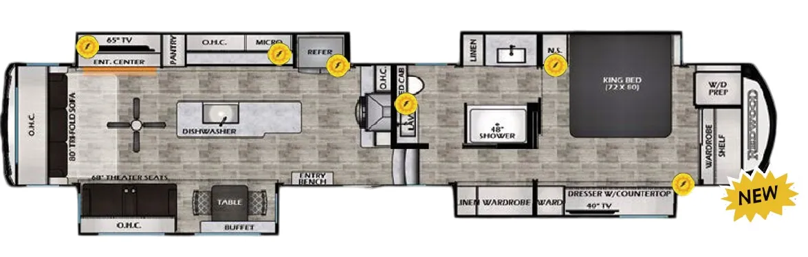 CrossRoads Redwood 4120GK floor plan