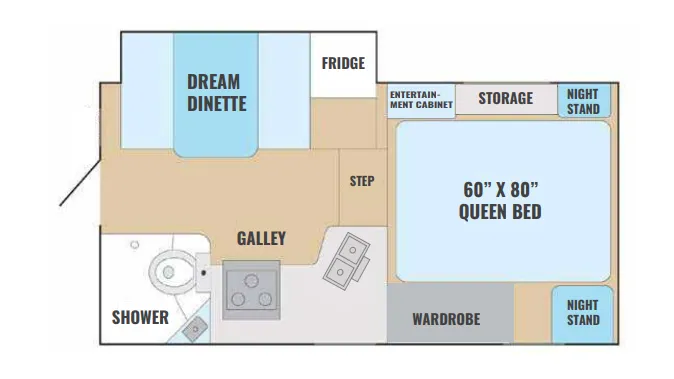 Adventurer Eagle Cap 811 floor plan