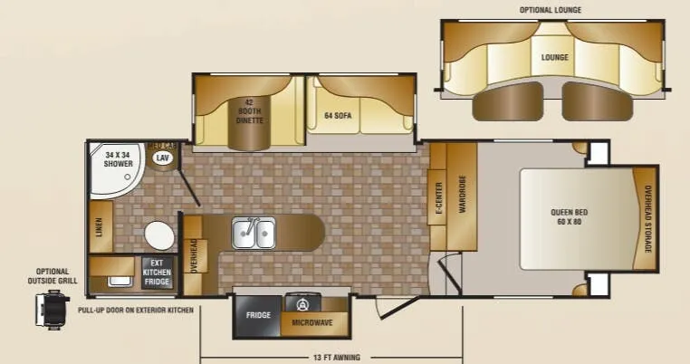 CrossRoads Sunset Trail Reserve SF26RB floor plan