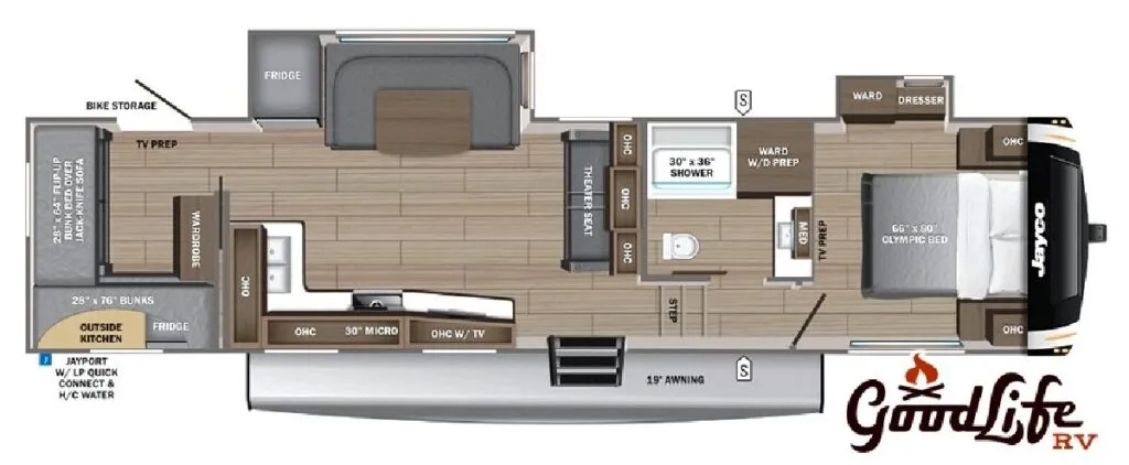 2026 Jayco Eagle HT 31QCD floor plan