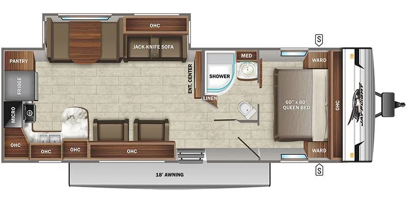 2022 Jayco Jay Flight 29RKS - Floor plan