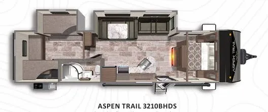Dutchmen Aspen Trail 3210BHDS floor plan