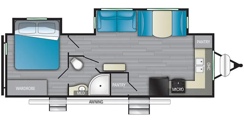 Heartland North Trail NT 26FKDS floor plan