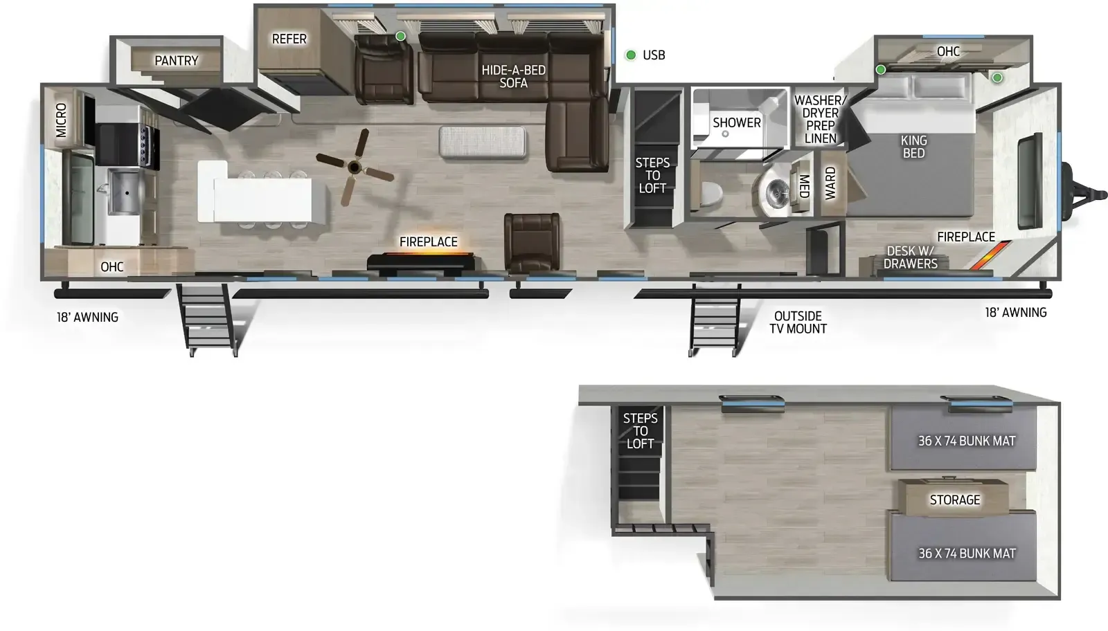 2027 Forest River Cherokee Black Label 39ALBL - Floor plan