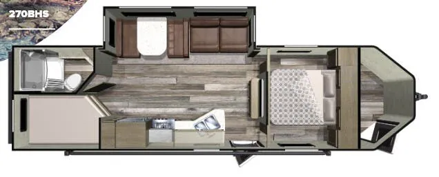Starcraft GPS 270BHS floor plan