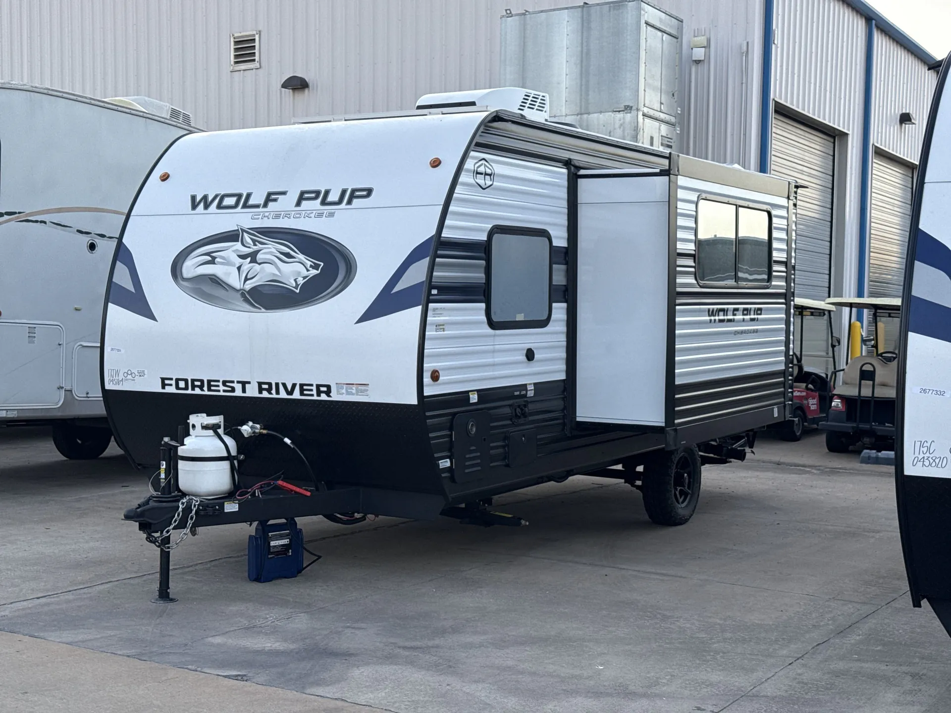 2027 Forest River Cherokee Wolf Pup 17JW — campside