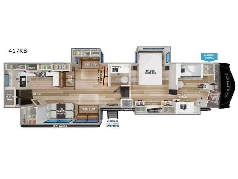 2026 Grand Design Solitude 417KB - Photo 3