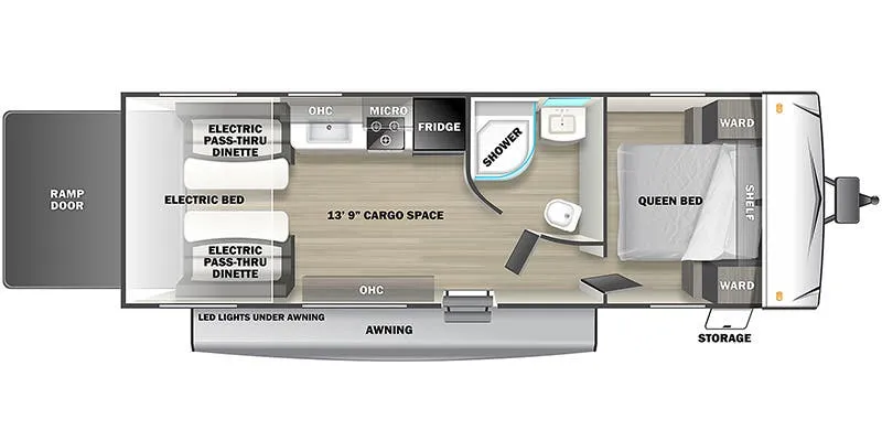 Forest River Sandstorm 242SLC floor plan