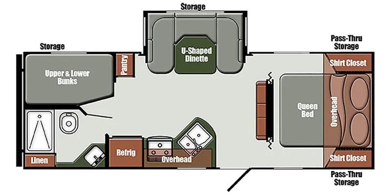 Gulf Stream Matrix Signature 25BHS floor plan
