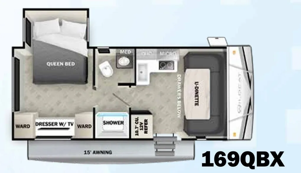 Forest River Wildcat Maxx 169QBX floor plan