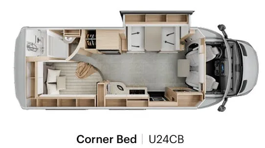 Leisure Travel Unity U24CB floor plan