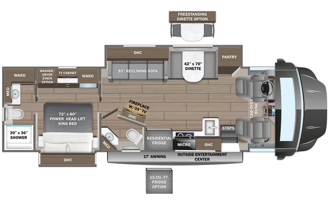 Entegra Coach Accolade 37K floor plan