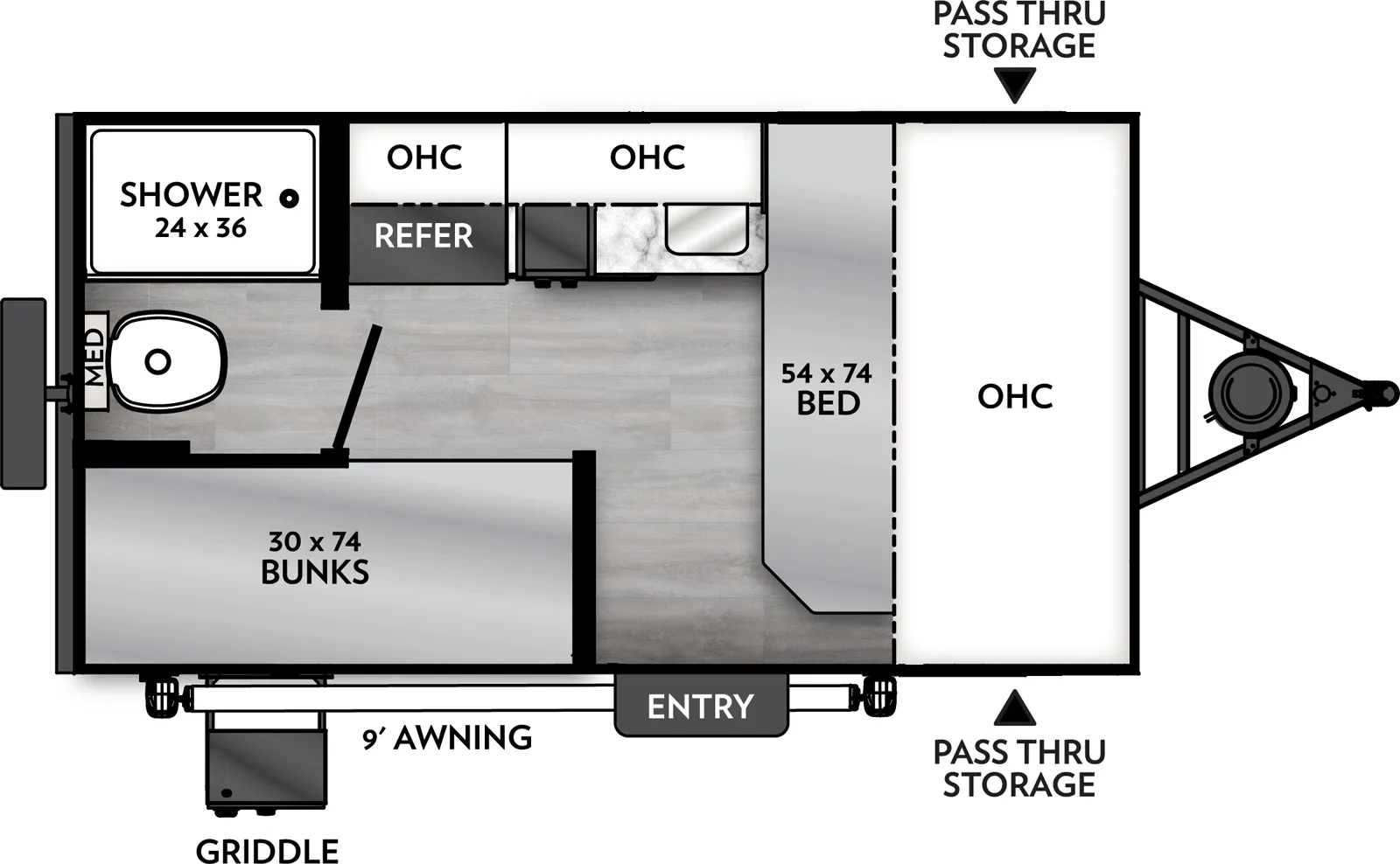 2026 Coachmen Remote 122R - Floor plan