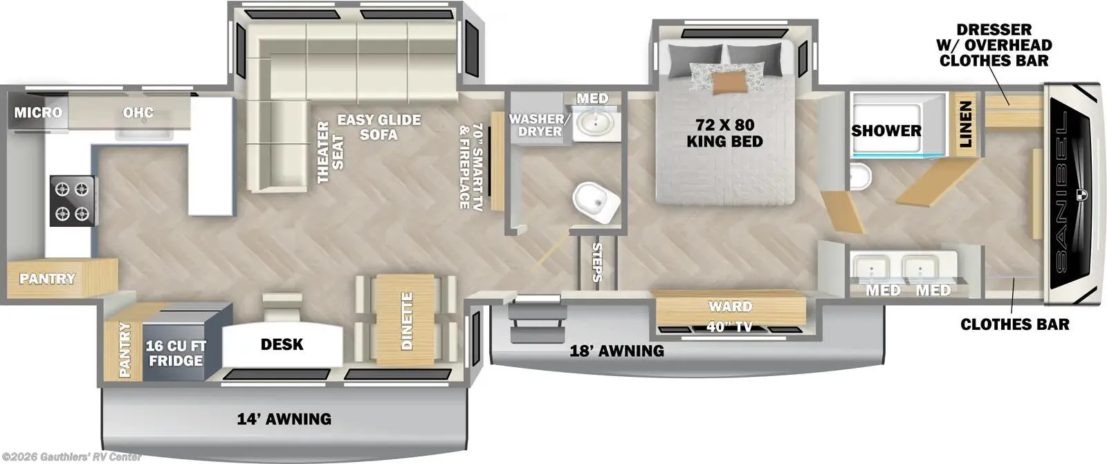 2025 Prime Time Sanibel 3883LRWB - Photo 3
