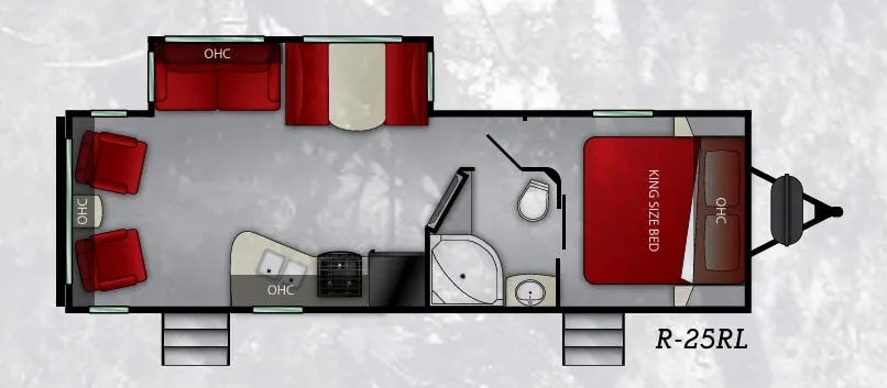Cruiser RV Radiance 25RL floor plan