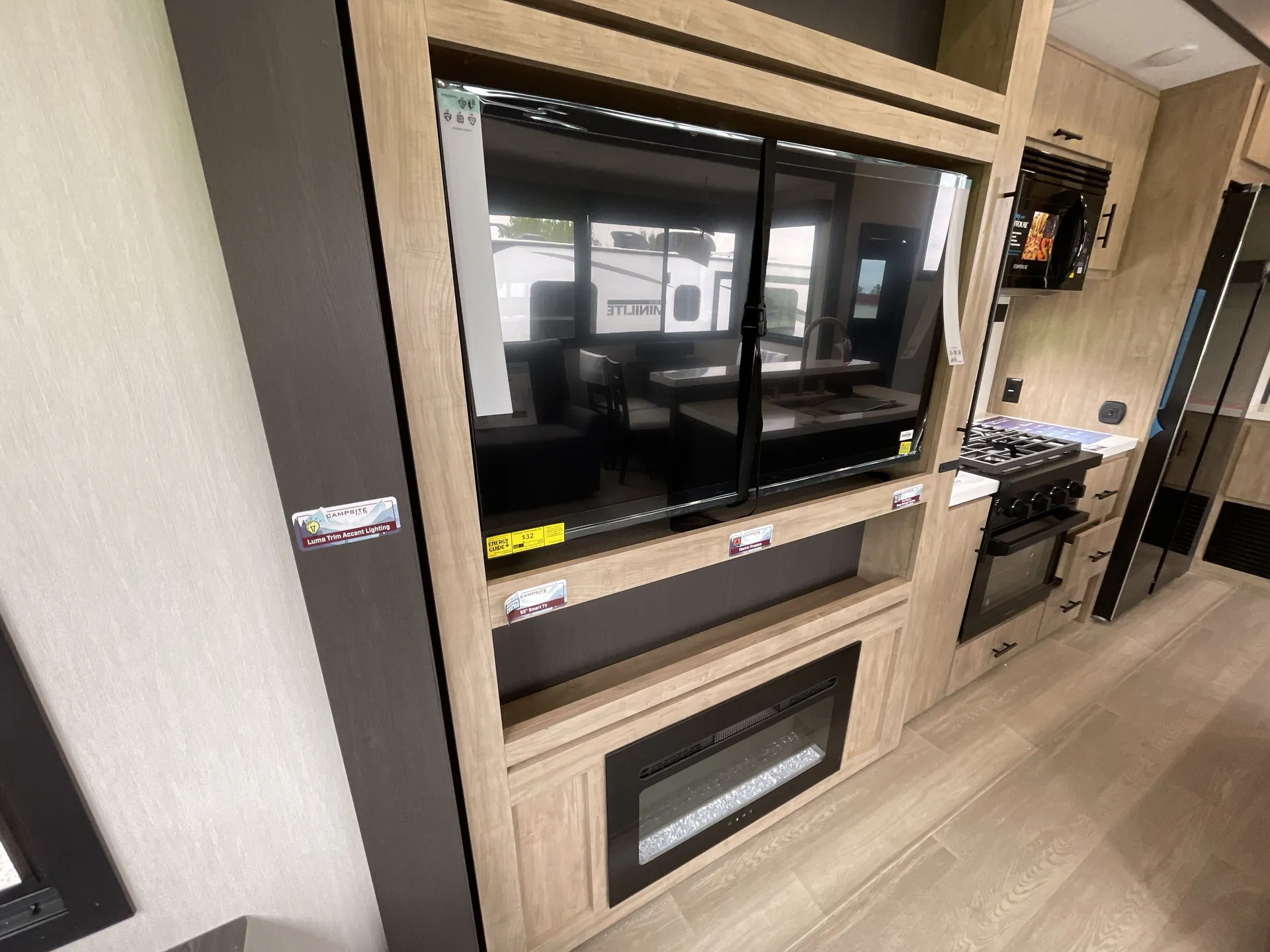 2026 Forest River Campsite Elite 32BAM — entertainment center