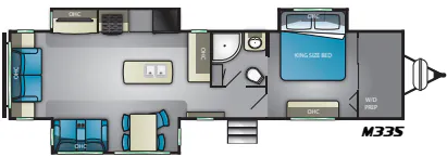 Heartland Mallard M335 floor plan
