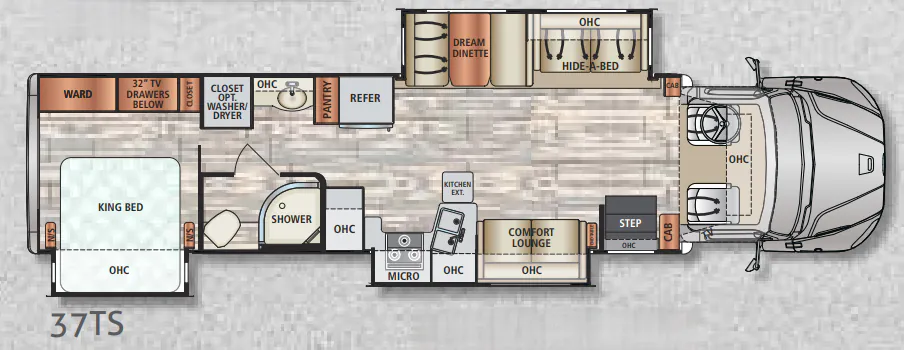 Dynamax Corp DX3 37TS floor plan