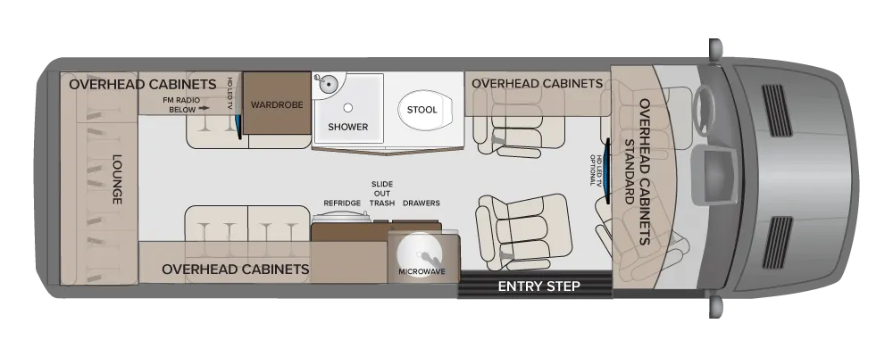 Holiday Rambler Xpedition SL4E floor plan