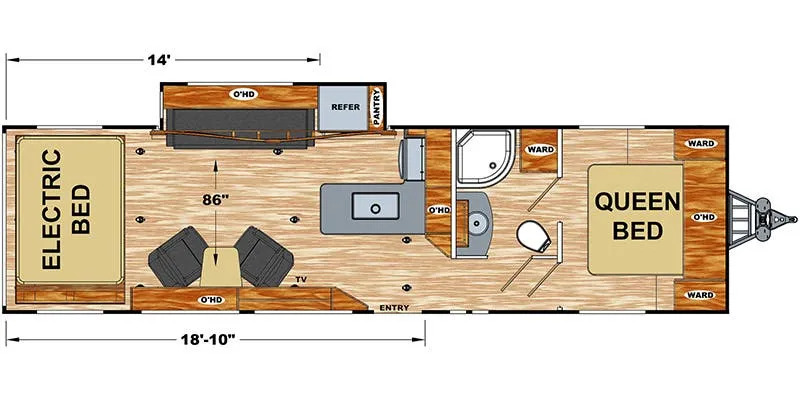 Eclipse Attitude 2814GS floor plan