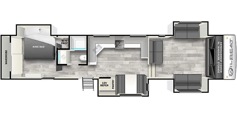 2024 Forest River Wildcat 35FL floor plan