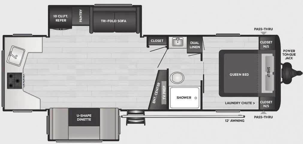 2025 Keystone Springdale 281RK floor plan