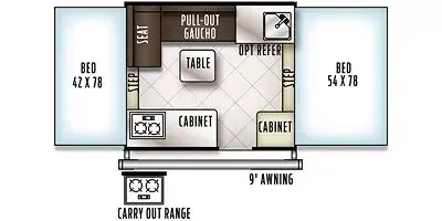 Forest River Flagstaff SE 176SE floor plan