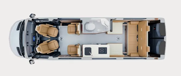Airstream Interstate 24GL AWD floor plan