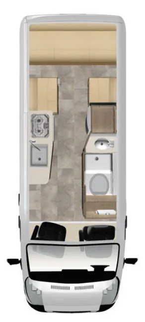 Pleasure-Way Lexor TS BASE floor plan