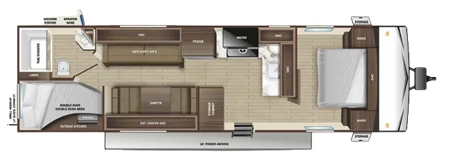 Starcraft Autumn Ridge 27BH floor plan