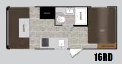 Prime Time Avenger LT 16RD floor plan