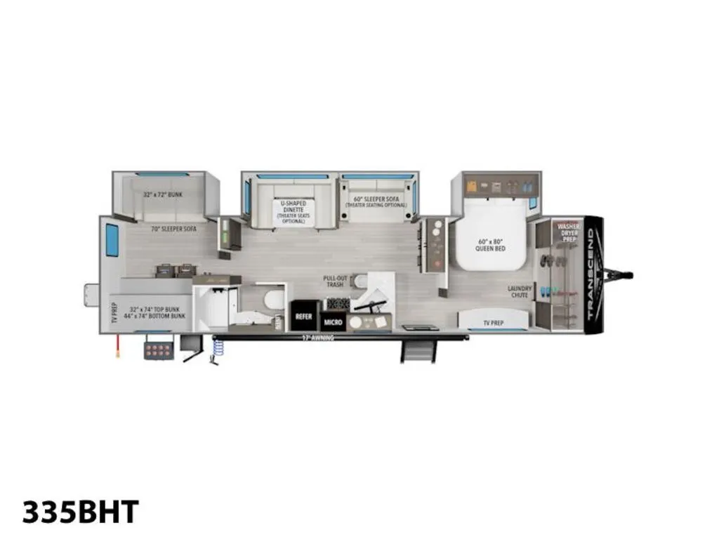 2027 Grand Design Transcend 335BHT - Photo 3