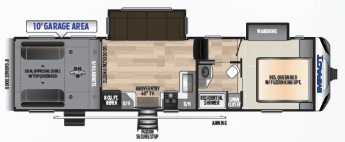Keystone Impact 311 exterior