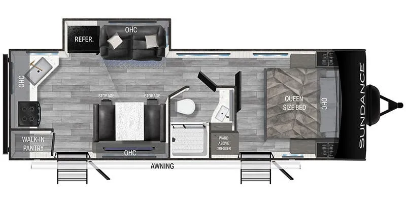 Heartland Sundance Ultra-Lite SDTT 242 RK floor plan