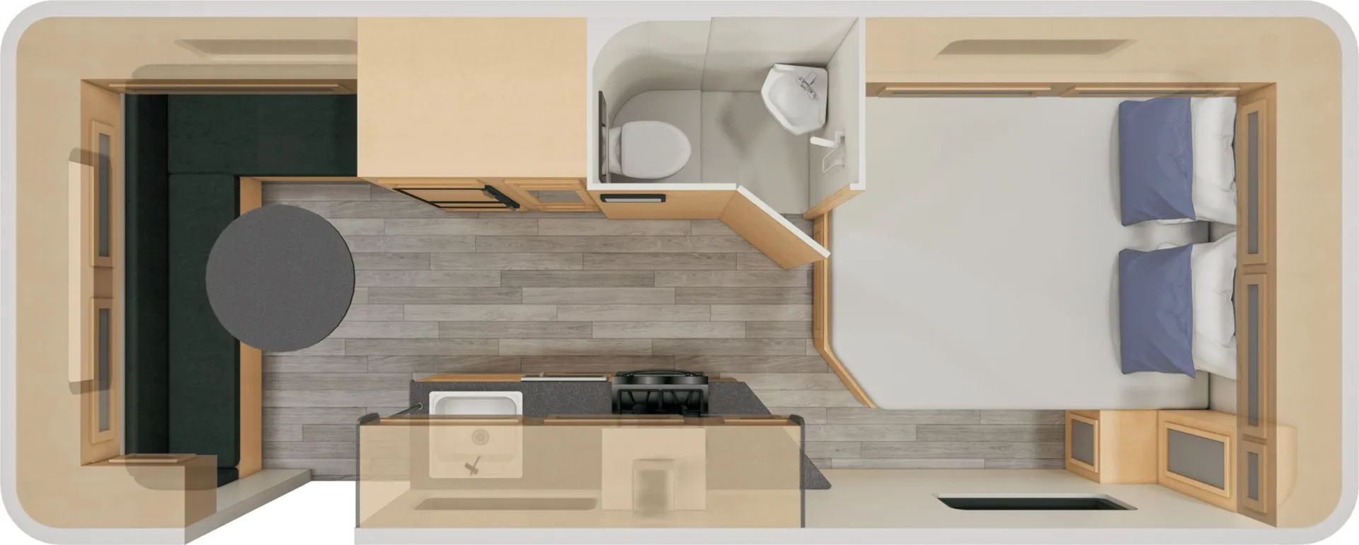 Escape Trailer Escape 23 23 F3 floor plan