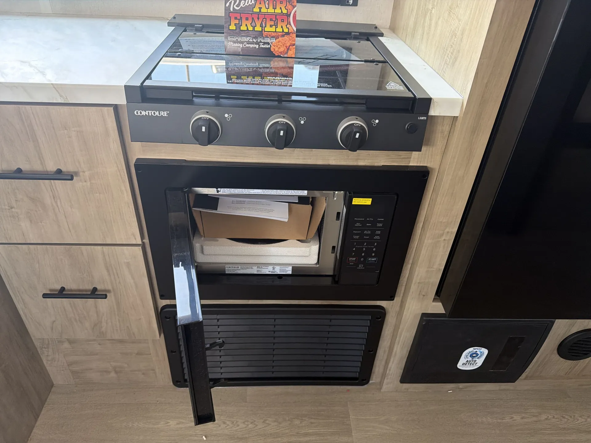 2027 Forest River Campsite Reserve 29TJ — stove oven open