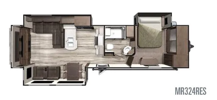 Highland Ridge Mesa Ridge MR324RES floor plan