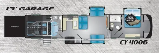 Heartland Cyclone 4006 floor plan