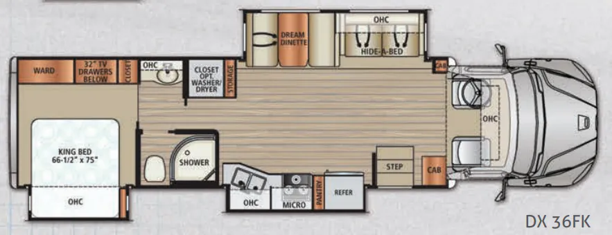 Dynamax Corp DX3 36FK floor plan
