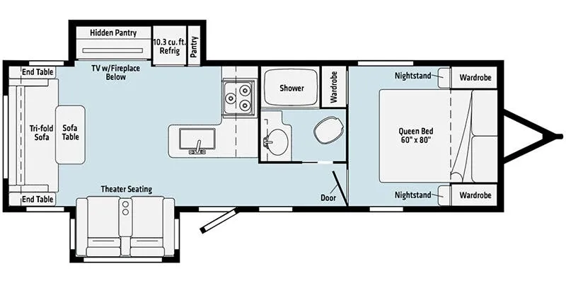 Winnebago Voyage V2730RL floor plan