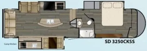 Heartland Sundance 3250 CKSS floor plan