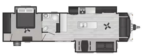 2024 Keystone Retreat 39MKTS - Floor plan